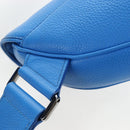 Christian Dior Saddle Shoulder Bag Leather Black Silver Auth 205947M-17