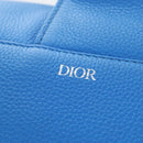 Christian Dior Saddle Shoulder Bag Leather Black Silver Auth 205947M-19