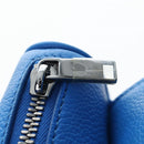 Christian Dior Saddle Shoulder Bag Leather Black Silver Auth 205947M-21