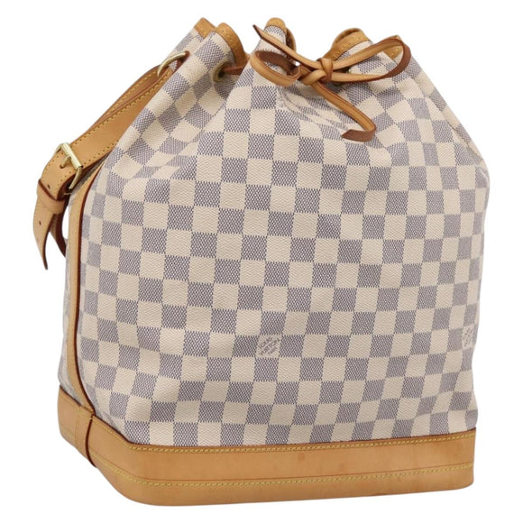 LOUIS VUITTON Damier Azur Noe Shoulder Bag N42222 LV Auth 205948V