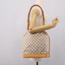 LOUIS VUITTON Damier Azur Noe Shoulder Bag N42222 LV Auth 205948V-21