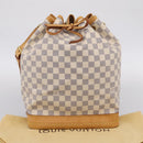 LOUIS VUITTON Damier Azur Noe Shoulder Bag N42222 LV Auth 205948V-12