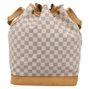 LOUIS VUITTON Damier Azur Noe Shoulder Bag N42222 LV Auth 205948V-2