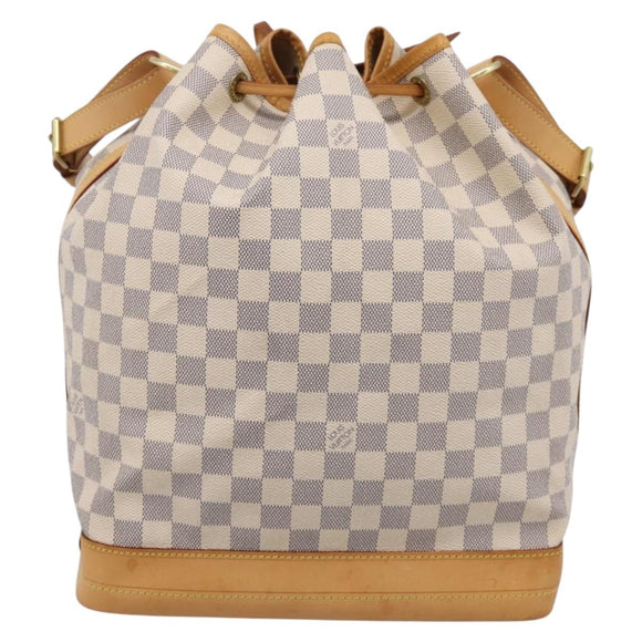 LOUIS VUITTON Damier Azur Noe Shoulder Bag N42222 LV Auth 205948V
