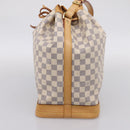 LOUIS VUITTON Damier Azur Noe Shoulder Bag N42222 LV Auth 205948V-4