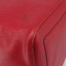 LOUIS VUITTON Epi Keepall 50 Boston Bag Red M42967 LV Auth 205950A-10