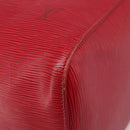 LOUIS VUITTON Epi Keepall 50 Boston Bag Red M42967 LV Auth 205950A-12