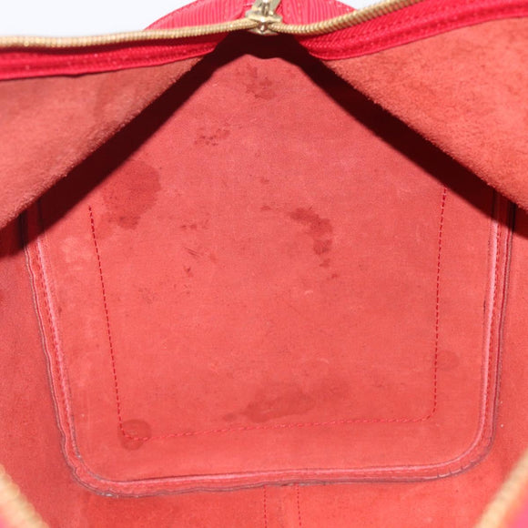LOUIS VUITTON Epi Keepall 50 Boston Bag Red M42967 LV Auth 205950A