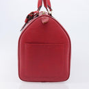 LOUIS VUITTON Epi Keepall 50 Boston Bag Red M42967 LV Auth 205950A-5