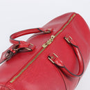 LOUIS VUITTON Epi Keepall 50 Boston Bag Red M42967 LV Auth 205950A-6