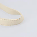 LOUIS VUITTON Cuir Bequia Trotteur MM Bag Leather White M95359 LV Auth 205951-9