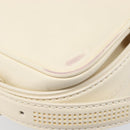 LOUIS VUITTON Cuir Bequia Trotteur MM Bag Leather White M95359 LV Auth 205951-20