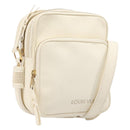 LOUIS VUITTON Cuir Bequia Trotteur MM Bag Leather White M95359 LV Auth 205951-1