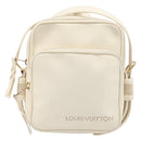 LOUIS VUITTON Cuir Bequia Trotteur MM Bag Leather White M95359 LV Auth 205951-13
