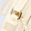 LOUIS VUITTON Cuir Bequia Trotteur MM Bag Leather White M95359 LV Auth 205951-23