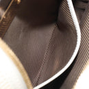 LOUIS VUITTON Cuir Bequia Trotteur MM Bag Leather White M95359 LV Auth 205951-27