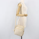 LOUIS VUITTON Cuir Bequia Trotteur MM Bag Leather White M95359 LV Auth 205951-29