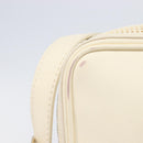 LOUIS VUITTON Cuir Bequia Trotteur MM Bag Leather White M95359 LV Auth 205951-4