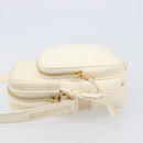 LOUIS VUITTON Cuir Bequia Trotteur MM Bag Leather White M95359 LV Auth 205951-6