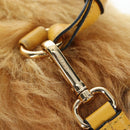 PRADA Shoulder Bag Fur 2way Yellow Gold Auth 205953M-16