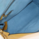 PRADA Shoulder Bag Fur 2way Yellow Gold Auth 205953M-10