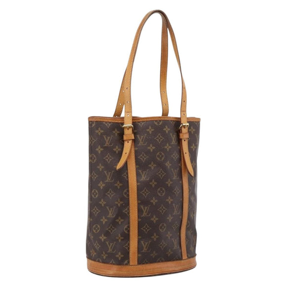 LOUIS VUITTON Monogram Bucket GM Shoulder Bag M42236 LV Auth 205955