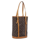 LOUIS VUITTON Monogram Bucket GM Shoulder Bag M42236 LV Auth 205955-1