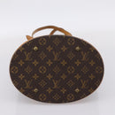 LOUIS VUITTON Monogram Bucket GM Shoulder Bag M42236 LV Auth 205955-5