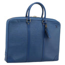 LOUIS VUITTON Epi Porte Documents Voyage Business Bag Black M54475 Auth 205960A-1