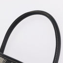 BURBERRY Nova Check Hand Bag PVC Leather Black Red Auth 205962-13