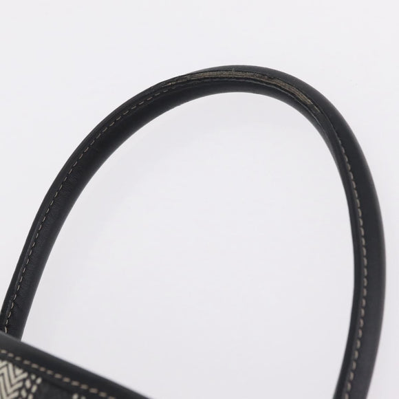 BURBERRY Nova Check Hand Bag PVC Leather Black Red Auth 205962