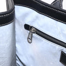BURBERRY Nova Check Hand Bag PVC Leather Black Red Auth 205962-26