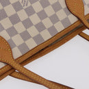 LOUIS VUITTON Damier Azur Neverfull MM Tote Bag N41605 LV Auth 205971A-15