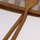 LOUIS VUITTON Damier Azur Neverfull MM Tote Bag N41605 LV Auth 205971A-19
