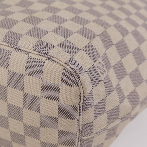 LOUIS VUITTON Damier Azur Neverfull MM Tote Bag N41605 LV Auth 205971A