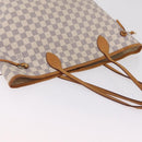 LOUIS VUITTON Damier Azur Neverfull MM Tote Bag N41605 LV Auth 205971A-8