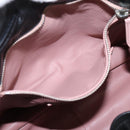 PRADA Tote Bag Leather Black Silver Auth 205973M-21