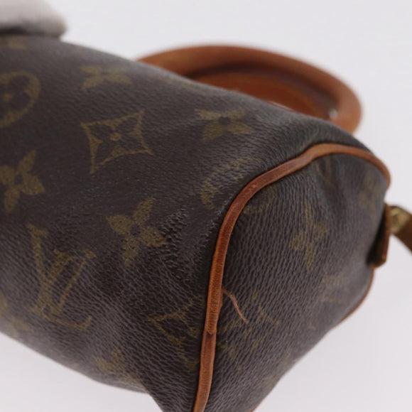 LOUIS VUITTON Monogram Mini Speedy Hand Bag M41534 LV Auth 205974A