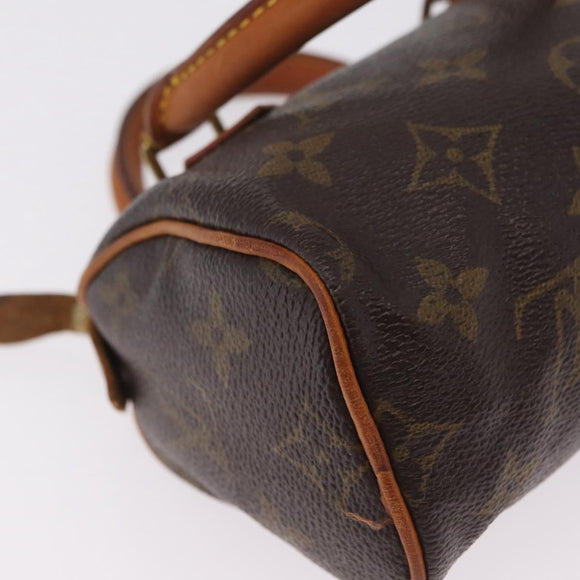 LOUIS VUITTON Monogram Mini Speedy Hand Bag M41534 LV Auth 205974A
