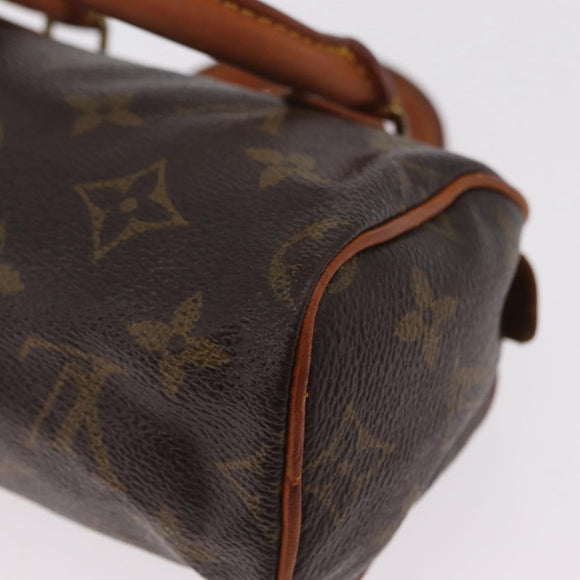 LOUIS VUITTON Monogram Mini Speedy Hand Bag M41534 LV Auth 205974A