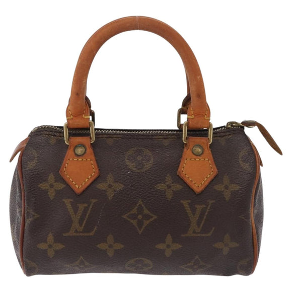 LOUIS VUITTON Monogram Mini Speedy Hand Bag M41534 LV Auth 205974A