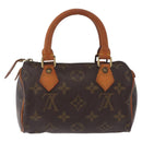LOUIS VUITTON Monogram Mini Speedy Hand Bag M41534 LV Auth 205974A-3