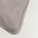 Miu Miu Shoulder Bag Vitellolux Gray Gold Auth 205975V-18