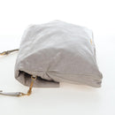 Miu Miu Shoulder Bag Vitellolux Gray Gold Auth 205975V-4