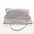 Miu Miu Shoulder Bag Vitellolux Gray Gold Auth 205975V-6