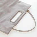 Miu Miu Shoulder Bag Vitellolux Gray Gold Auth 205975V-7