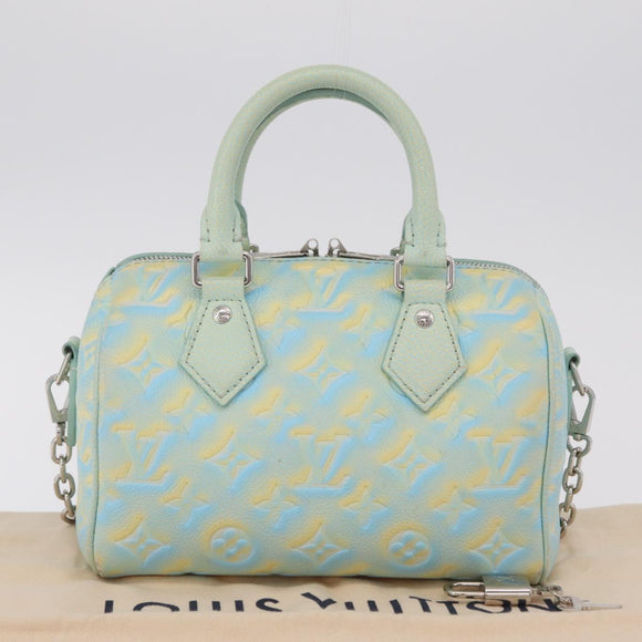 LOUIS VUITTON Summer Stardust Speedy Bandouliere20 Bag M46092 LV Auth 205980SAM