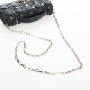 Christian Dior Cannage Miss Dior Chain Bag Lamb Skin 2way Black Auth 205981SAM-9