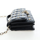 Christian Dior Cannage Miss Dior Chain Bag Lamb Skin 2way Black Auth 205981SAM-3