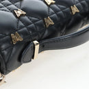 Christian Dior Cannage Miss Dior Chain Bag Lamb Skin 2way Black Auth 205981SAM-8